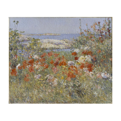 Celia Thaxter's Garden Isles of Shoals Maine par Childe Hassam - Estampe numérique
