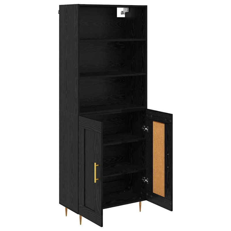 69.5cm Sideboard, Black Oak