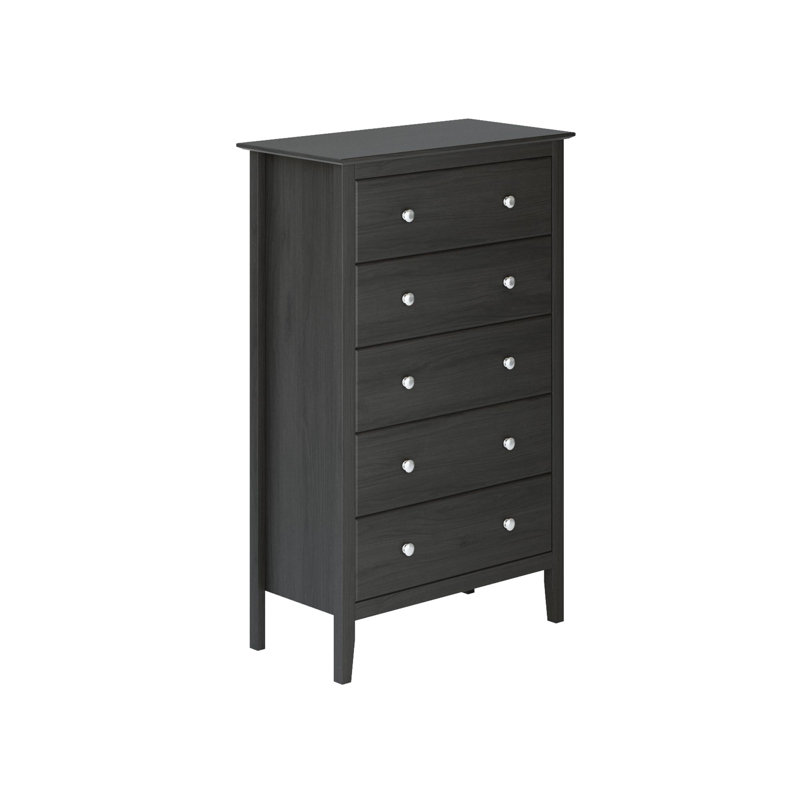 Commode en bois massif 5 tiroirs Daniel