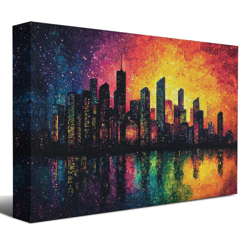 Art mural sur toile encadré 12 "x 18", prêt à être accroché, 12×18inch
