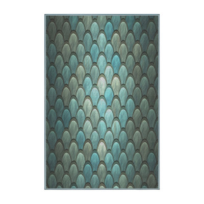 Tapis de zone brun clair à motif