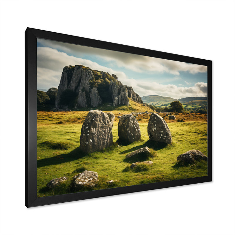 Irlande Irish Legends II, H 34 po x l 44 po x P 1,5 po, Cadre simple noir