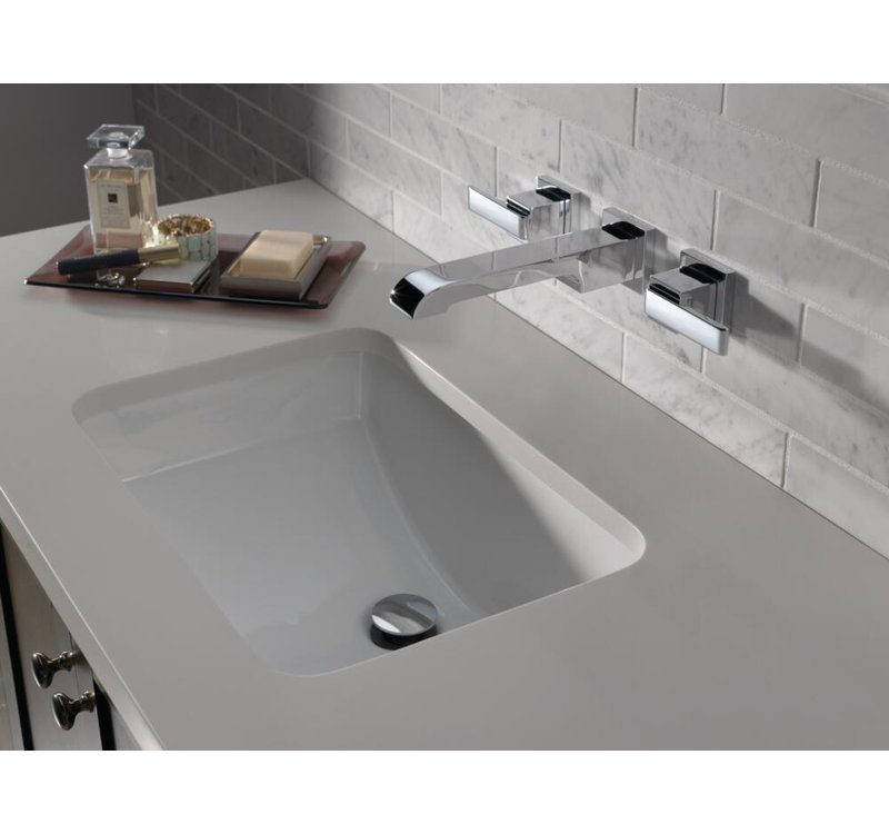 Ara Wall Mounted Bathroom Faucet, Chrome