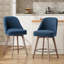 Tabouret pivotant rembourré Mangu (ensemble de 2)-64612489