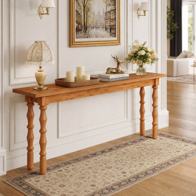 Console en bois massif 70,9 po Donney