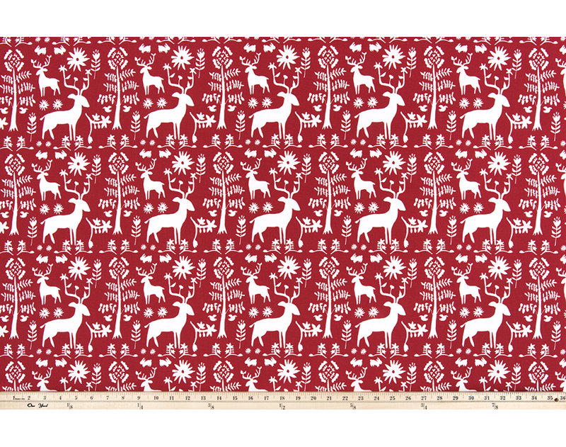 Housse de coussin en coton Red Promise, 15,5 po x 15,5 po