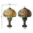 36"H Poppies Tiffany-Style Stained Glass Table Lamp