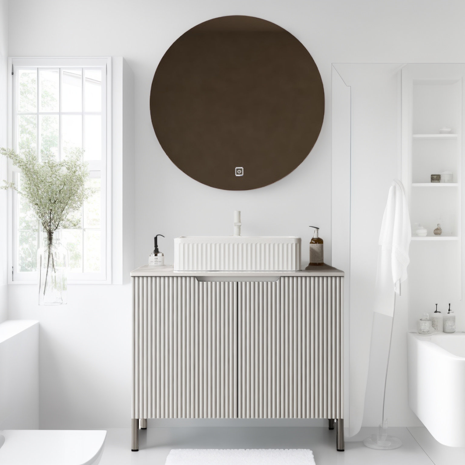 Wrought Studio Bathroom Vanity 30 Inch With Ceramic Counter Top Sink ...