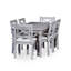 Ensemble repas rectangulaire 7 pièces, patio extérieur