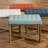 Mikey 24'' Wide Velvet Tufted Rectangle Standard Ottoman