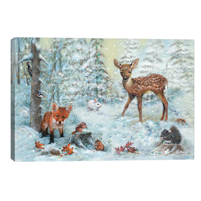 Into The Woods - Wrapped Canvas Painting