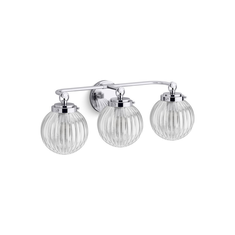Embra By Studio McGee Three-Light Sconce, Polished Chrome