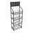 Maurisha 19.68'' W Metal Storage Rack with Wheels-301608592