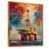 Toile avec cadre flottant or