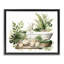 Cadre de baignoire tropical Tropical Zen, design avec lettres et doublure-1029722648-1029722631