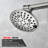 Sumerain Dual Shower Head Combo Set For Couples, Includes 6 Spray Settings High Pressure Rainfall Shower And 16 Inch Long Shower Arm-111994694