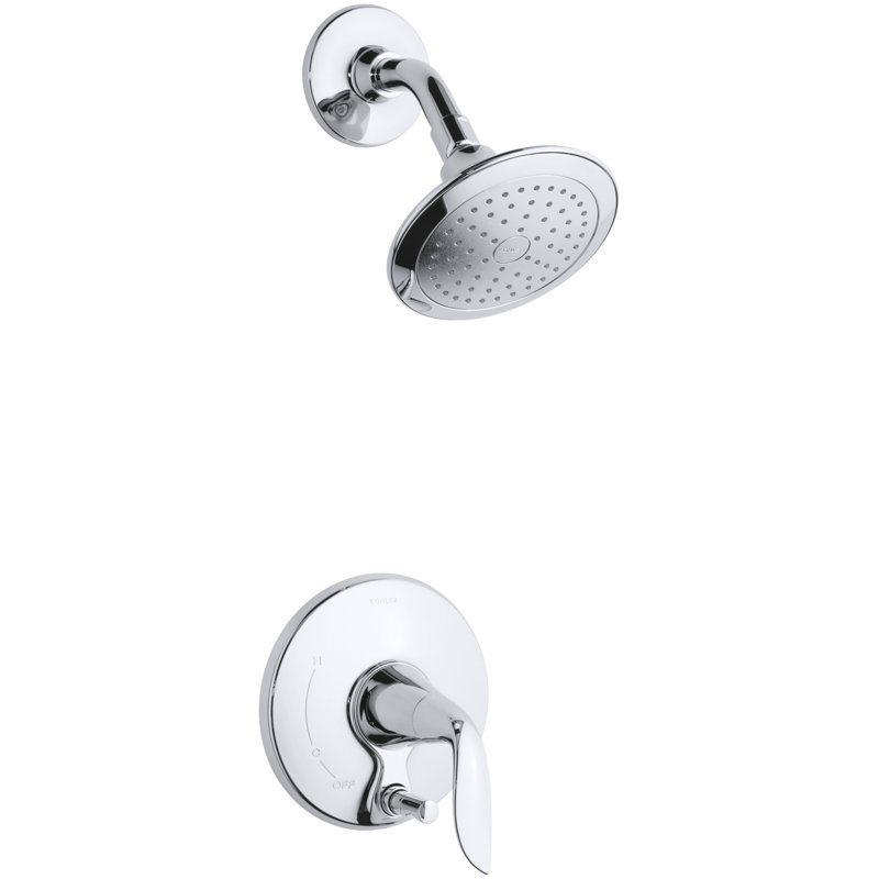 Garniture de douche Refinia, Chrome poli