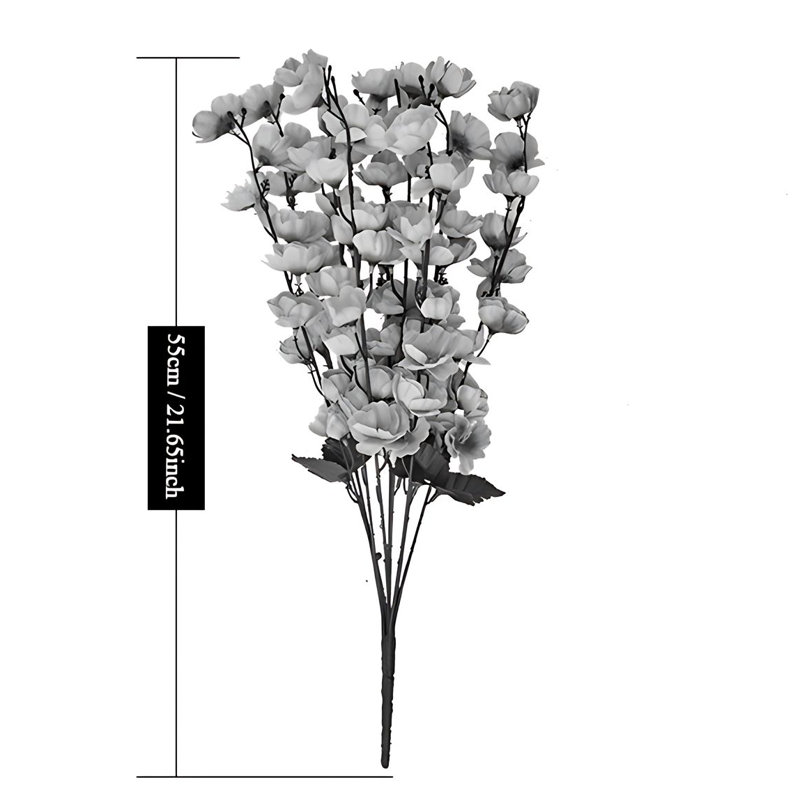 Arrangement de fleurs de pêcher, Rose foncé