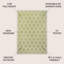 Tapis d'intérieur / extérieur vert / crème Trebol-1201514351