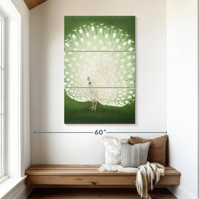Peacock 1925-1936, 50" H x 32" W