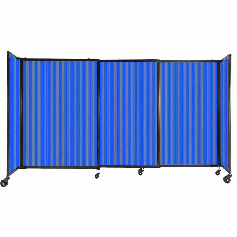 Cloison murale en polycarbonate 360, H 48 po x l 86 po x P 1 po, Blue
