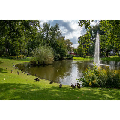 " Fountain In Nantes " by Guy Banville