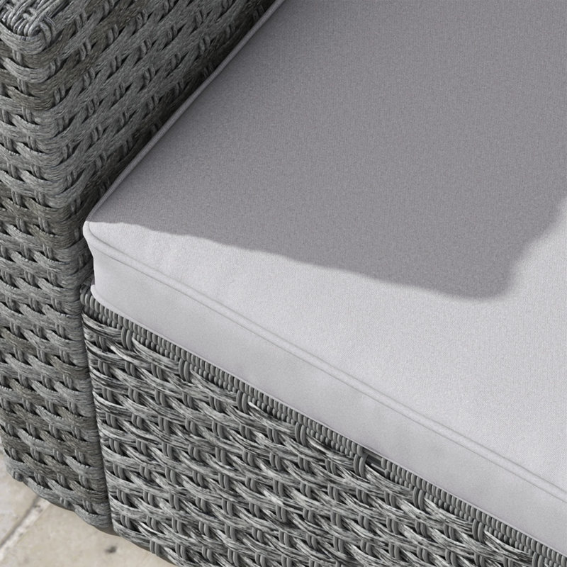 Outdoor Dining Chair Cushion, Grey