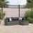 Ebern Designs Patio Lounge Set With Cushions Poly Rattan-1108402876-1108402864-1118008482
