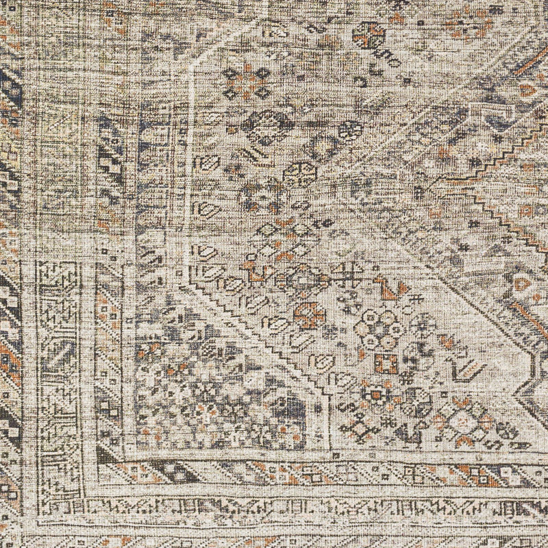 Tapis oriental beige tissé à la machine Westbrook, Rectangle 8 pi 10 po x 12 pi