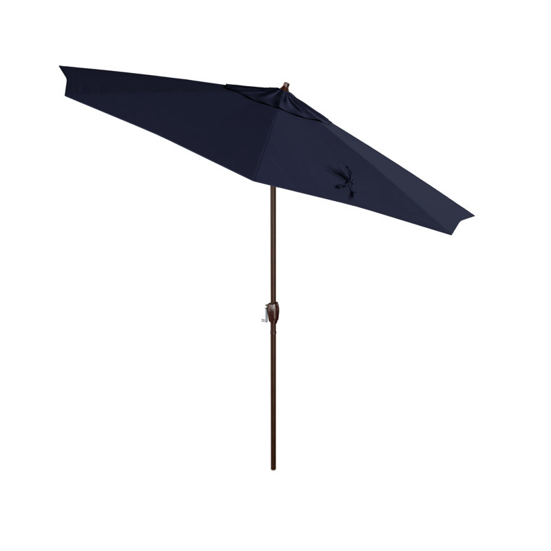 Pectle 108'' Market Umbrella, Navy Blue- Olefin