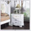 Table de chevet 2 tiroirs avec motifs floraux, solution de rangement durable et élégante pour les chambres à coucher