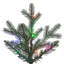 Vickerman 9' x 54" Washington Fraser Fir Artificial Pre-Lit Christmas Tree with 1400 LED Color Changing 3mm Low Voltage 6 Function Wide Angle Coaxial Lights-1255974604