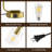 19" Arched Design Touch Control Table Lamp With USB Ports
