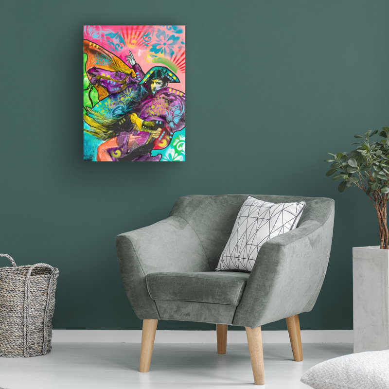 Art sur toile, bolologien Dean Russo Jl David Napoleon, H 19 po x l 14 po