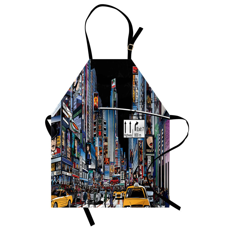 No Pattern Bib Apron