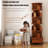 Vintage 6-Tier Rotating Bookshelf, Spinning Bookshelf Tower For Kids Adults