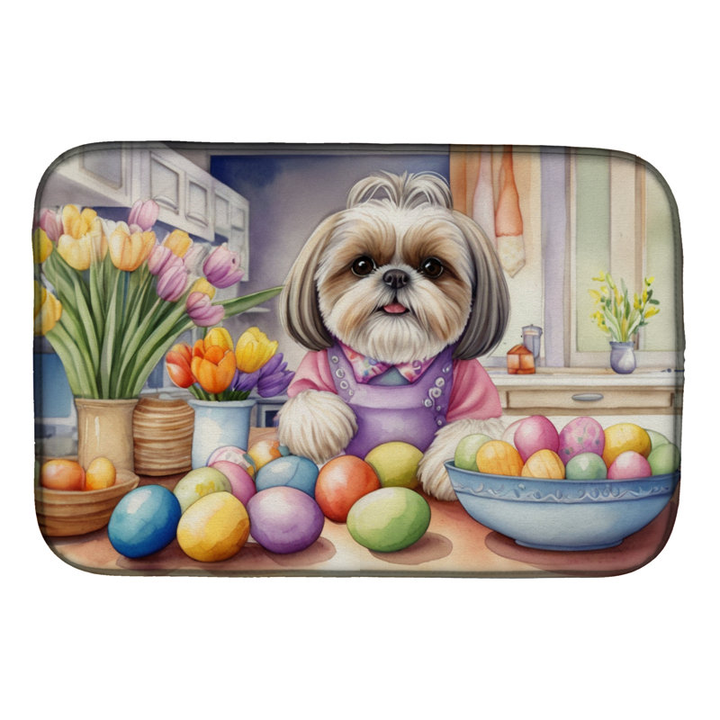 Tapis de vaisselle Decorating Shih Tzu