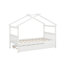 Lit simple en bois avec lit gigogne-512509989
