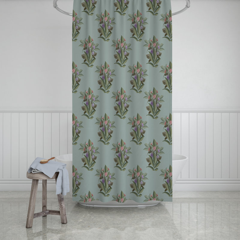 Rideau de douche Floral, H 72 po x l 70 po