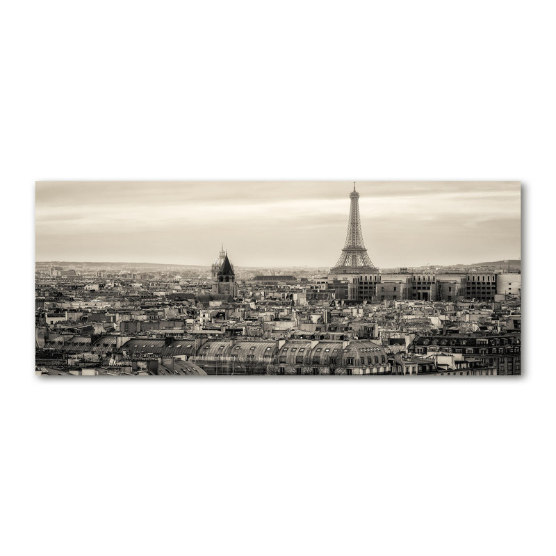 Eiffel Tower Paris - No Frame Print, Canvas, 50cm H x 125cm W