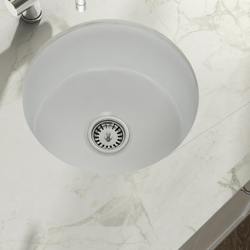 Yorkshire 18.5" L x 18.5" W Undermount Kitchen Sink with Accessories
