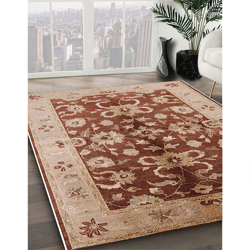 Tapis beige / brun Remmy, Rectangle 8 pi x 10 pi