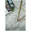 Tapis gris / ivoire en laine tissé à plat à la main à motif géométrique-1209568770
