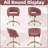 Velvet Desk Chair with Wheels, Home Office Swivel Armchair with Gold Base, Back Incline Adjustable for Vanity Make-up-1580112918