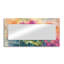 Neon géranium Fields Pop Art II - miroir géraniums pour décoration murale - imprimé sur métal-1762484947