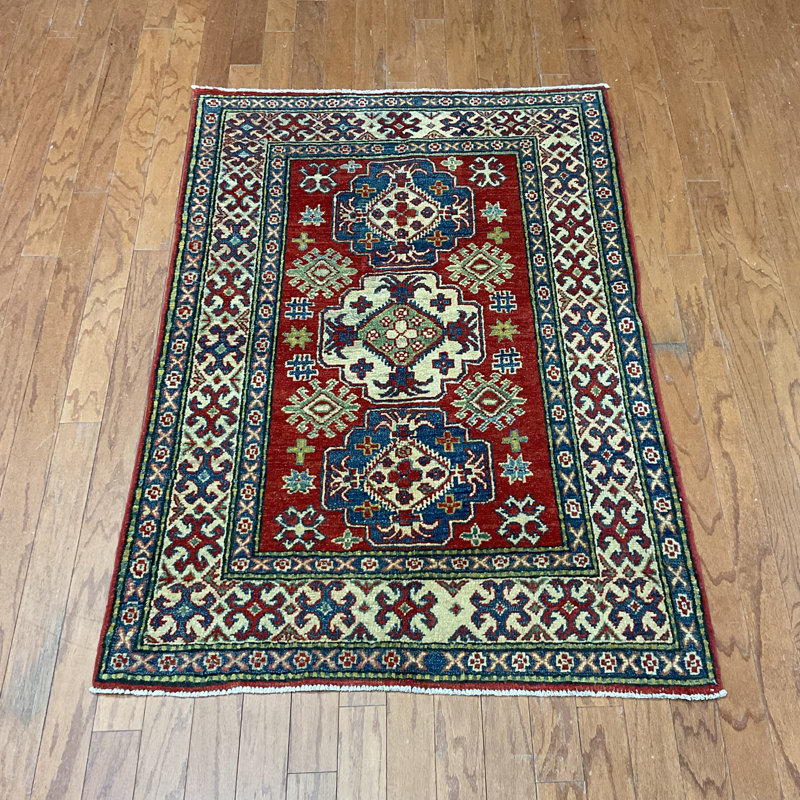  Tapis en laine fait à la main Kazak