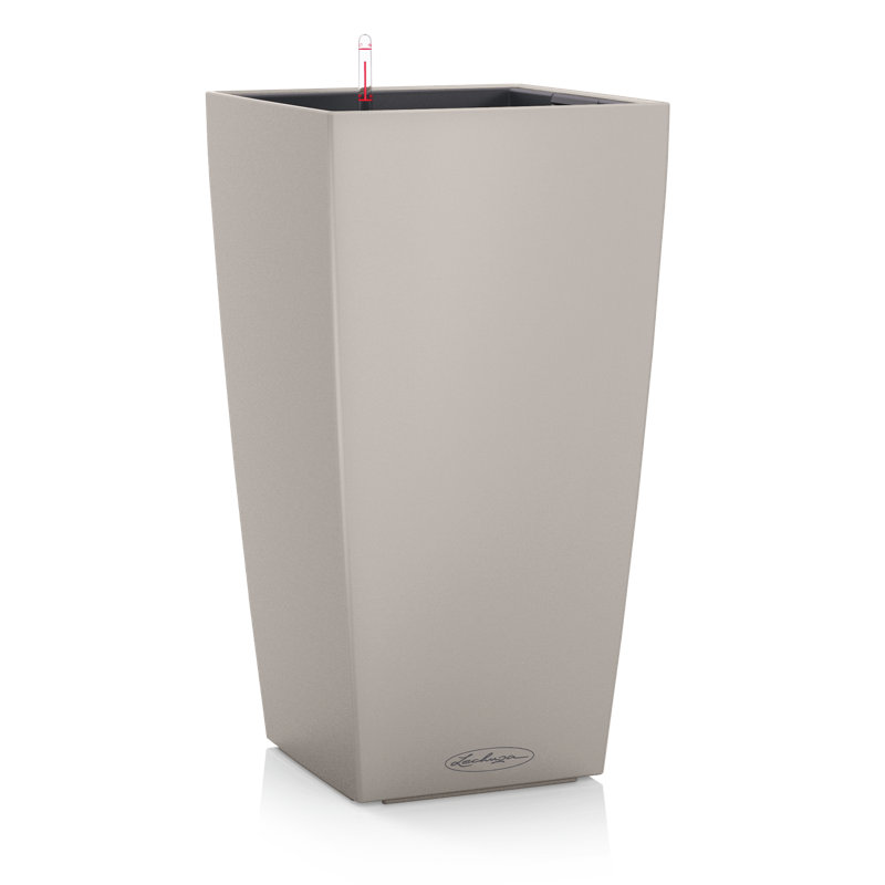 Cubico Pot Planter, 56cm H x 30cm W x 30cm D, Sand Brown