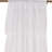 Mader Pleated Layer Curtains for Living Room and Bedroom White 84" x 40" Rod Pocket