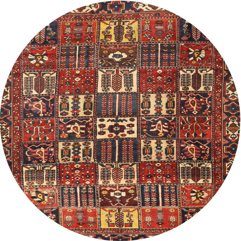 Patchwork Indoor Rug, Round 6'