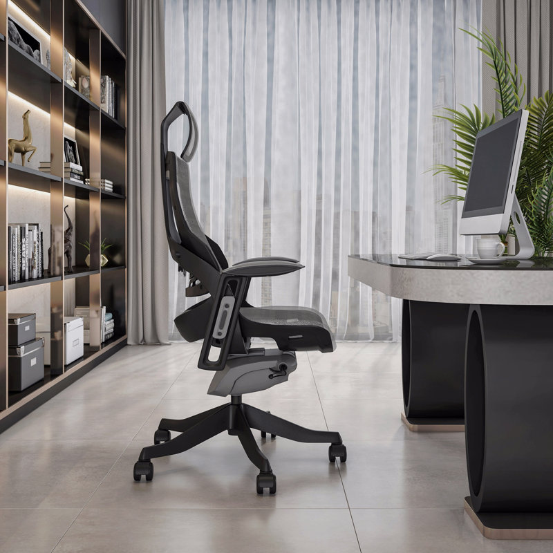 Fauteuil de direction ergonomique Lux, gris